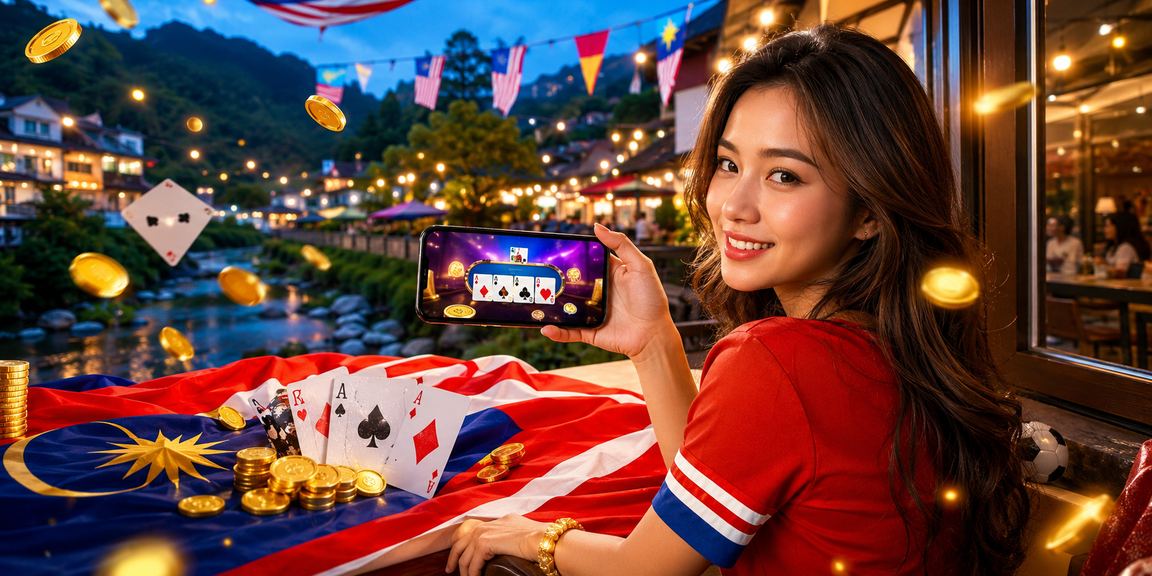 Pemain Malaysia menikmati permainan Teen Patti dalam suasana premium kasino dalam talian